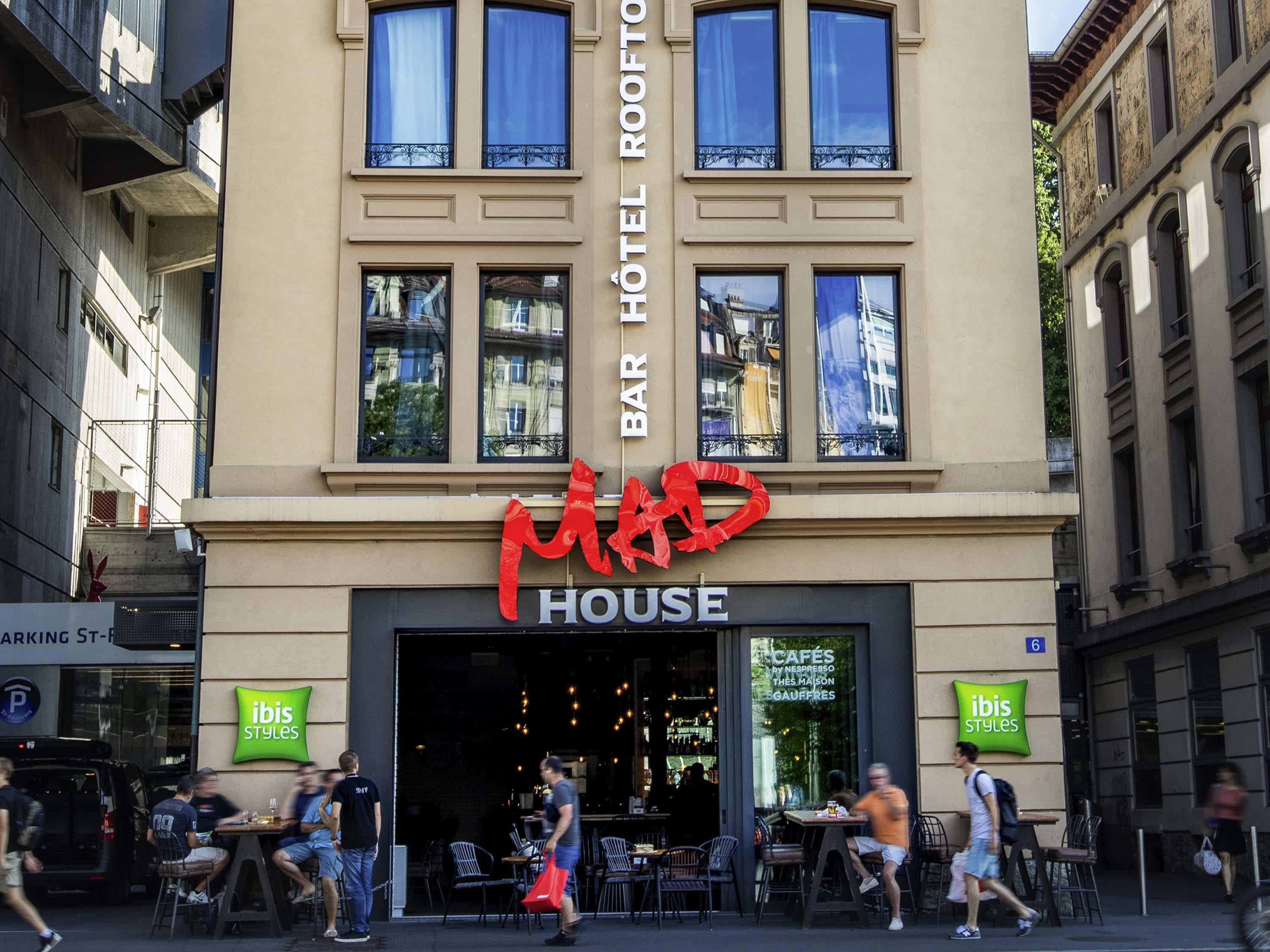 Ibis Styles Lausanne Center Madhouse Exterior foto